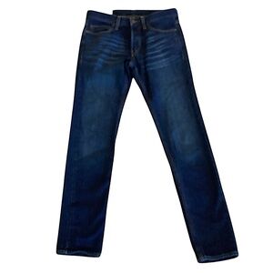 Hollister Hidden Button Fly Dark Straight Jeans 29x32